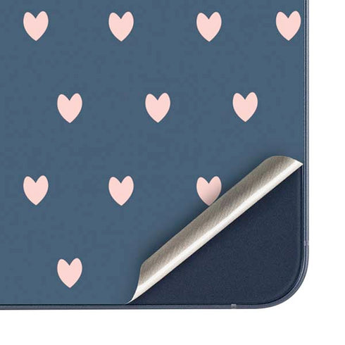 Blue and Pink Hearts Galaxy A35 5G Skin